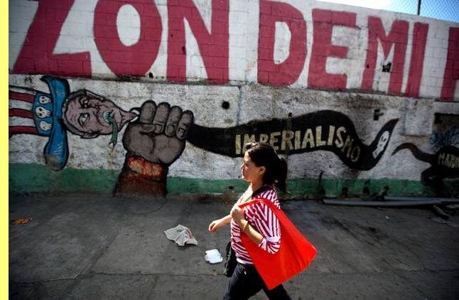 Muro em Caracas.
