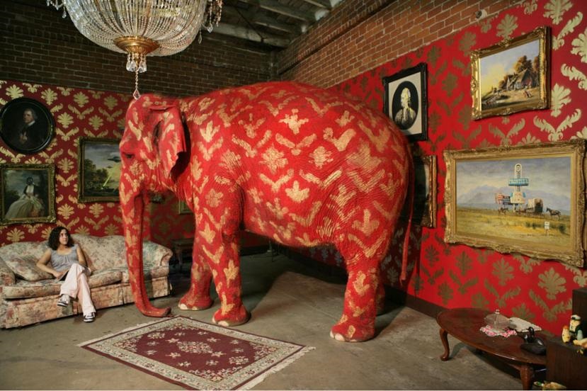Elefante, de Banksy.