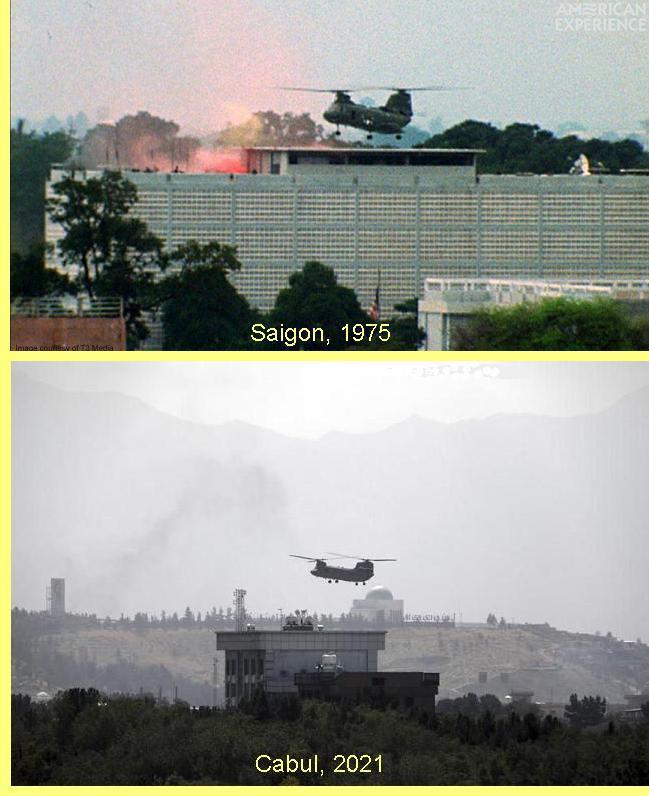Saigon, 1975 - Cabul, 2021.