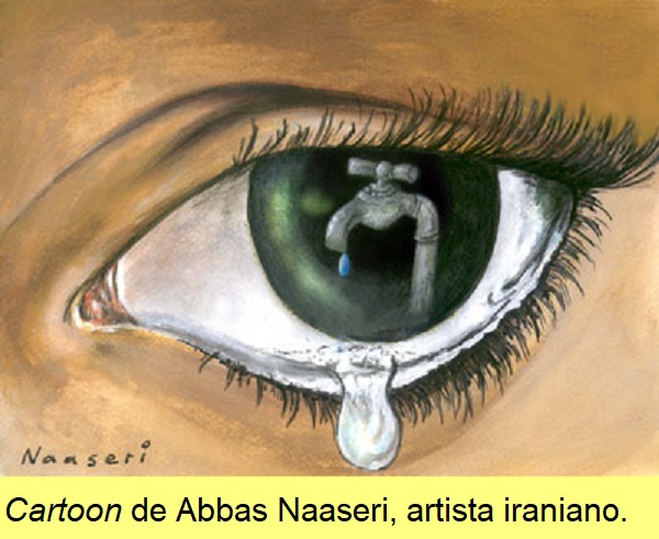 Cartoon de Abbas Naseri, artista iraniano.