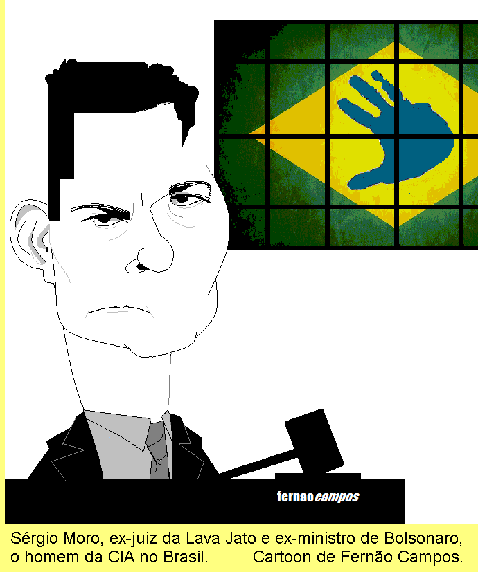 S�rgio Moro, cartoon de Fern�o Campos.