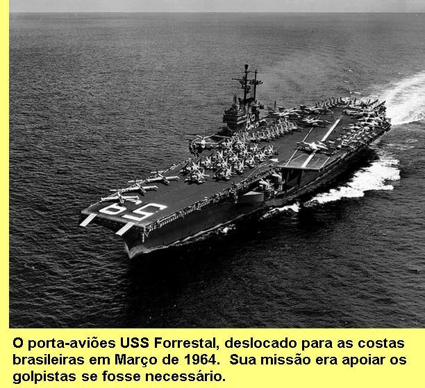Porta-aviÃµes USS Forrestal.