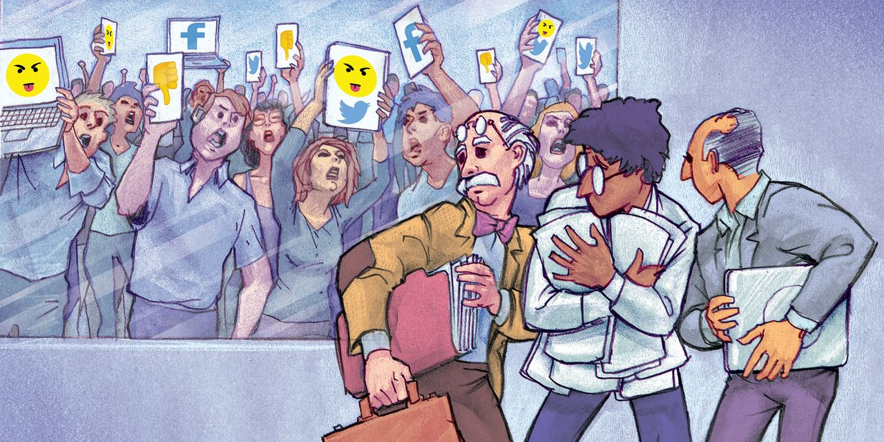 Tumulto woke, imagem de David Klein.