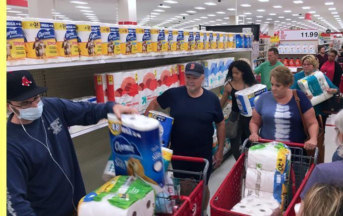 Corrida ao papel higienico