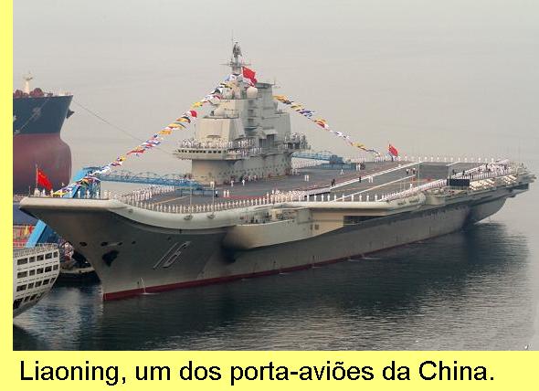 Porta-avi�es Liaoning.