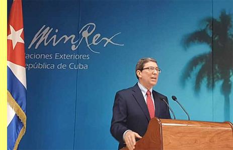 Ministro Bruno Rodr�guez.