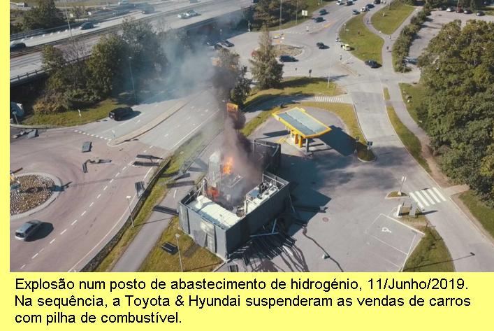 Explos�o em posto de abastecimento.