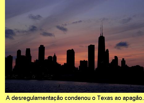 O apago no Texas.