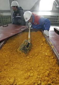 Produ��o de ur�nio no Cazaquist�o.