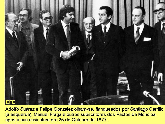 Assinatura do Pacto de Moncloa.