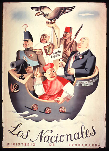 Cartaz de Juan Antonio Morales, do Minist�rio da Propaganda da Rep�blica Espanhola, publicado em 1936-37.
