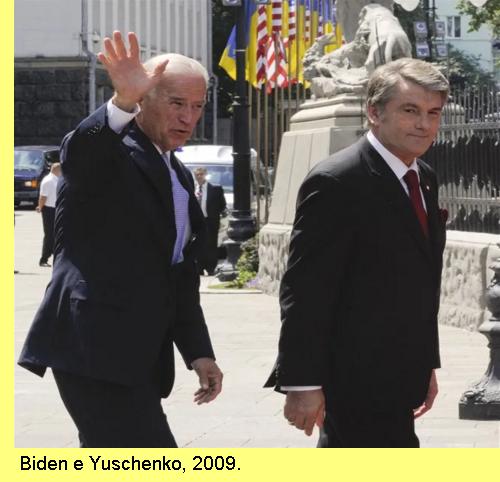 Biden e Yuschenko.