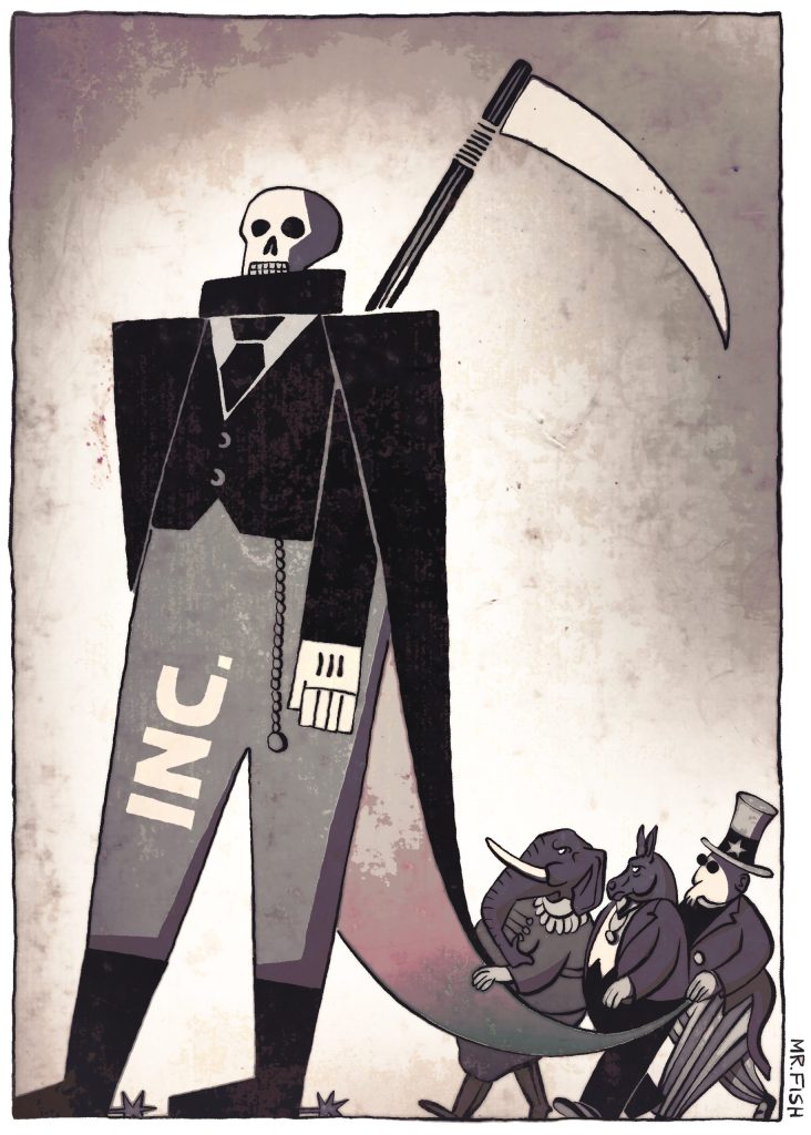 Cartoon de Mr. Fish.