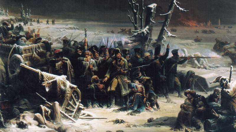 Retirada de Napoleão da Rússia.