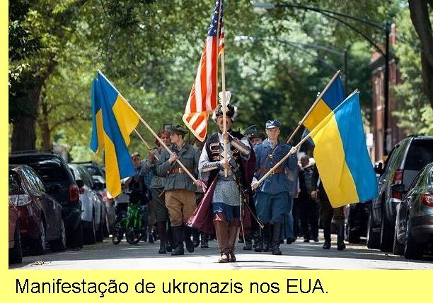 Manifesta��o de ukronazis nos EUA.