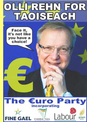 Os partidos do euro na Irlanda.