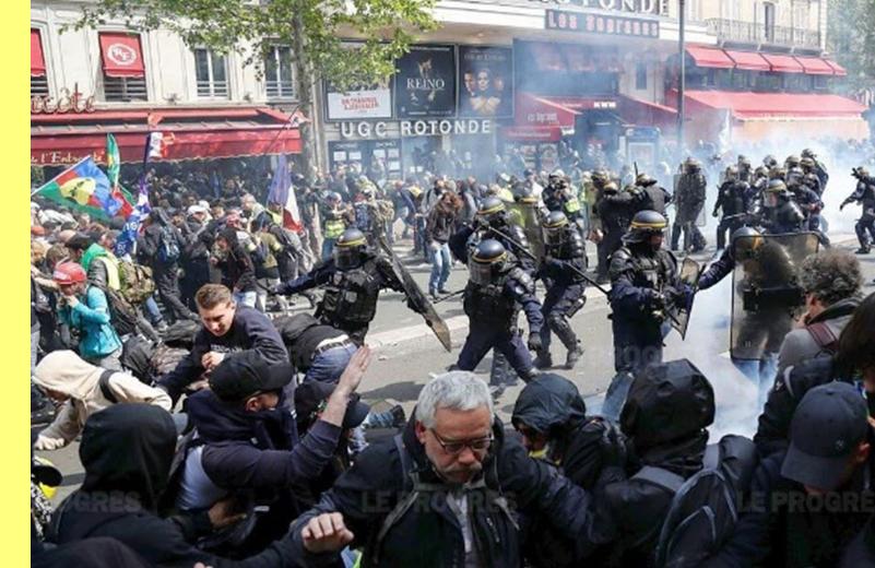 1� de Maio em Paris.