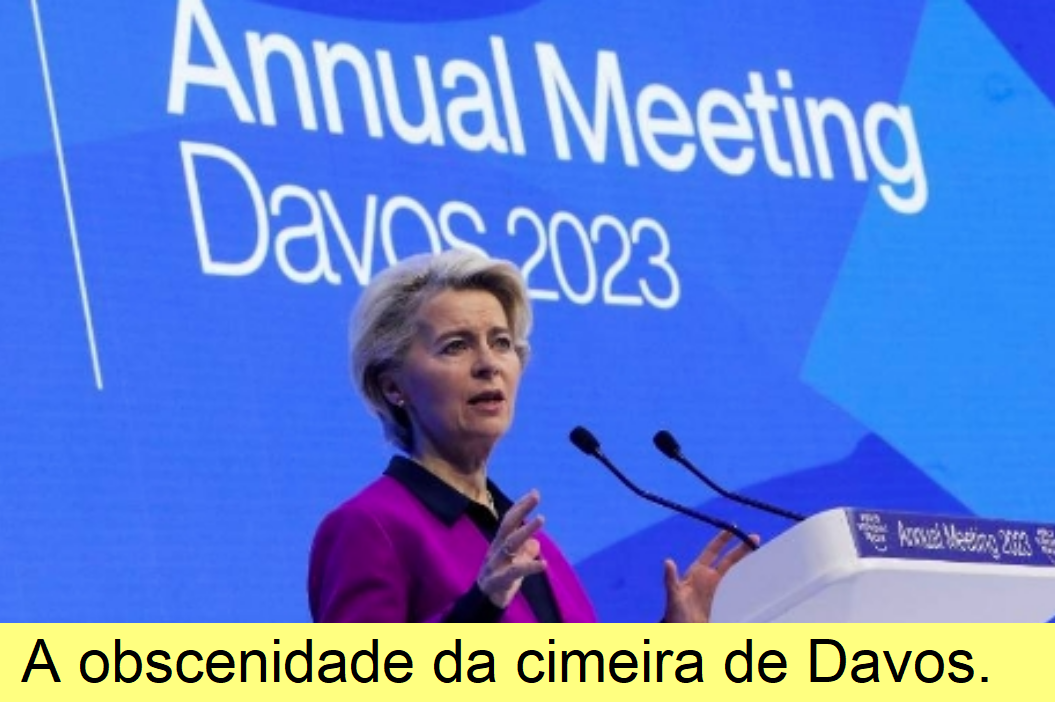 Úrsula na cimeira de Davos.