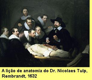 A lio de anatomia, Rembrandt, 1632.