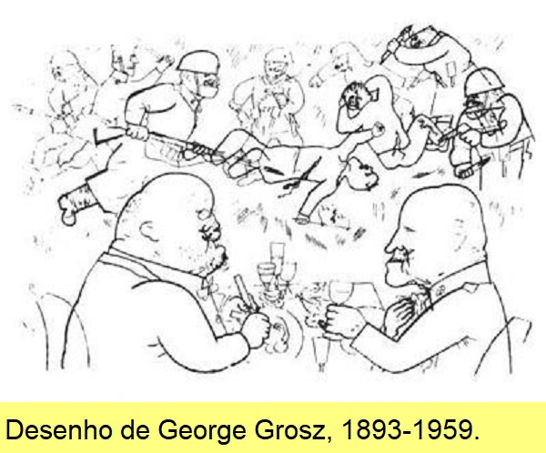 Desenho de George Grosz, 1893-1959.