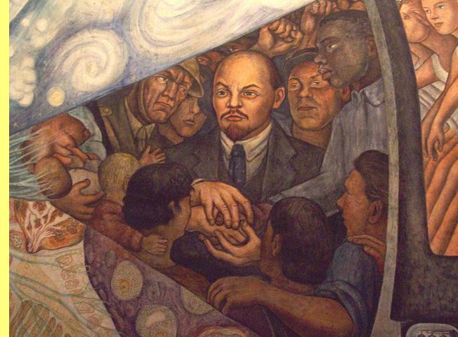 Lenine, detalhe em mural de Diego Rivera no Pal�cio da Presid�ncia da Rep�blica.