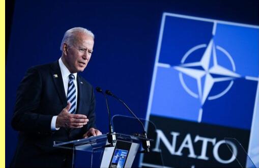 Biden na confer�ncia da NATO, 13/Junho/2021.