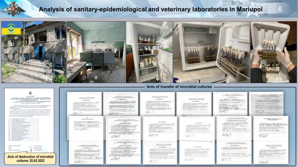 Bioarmas na Ucrânia.