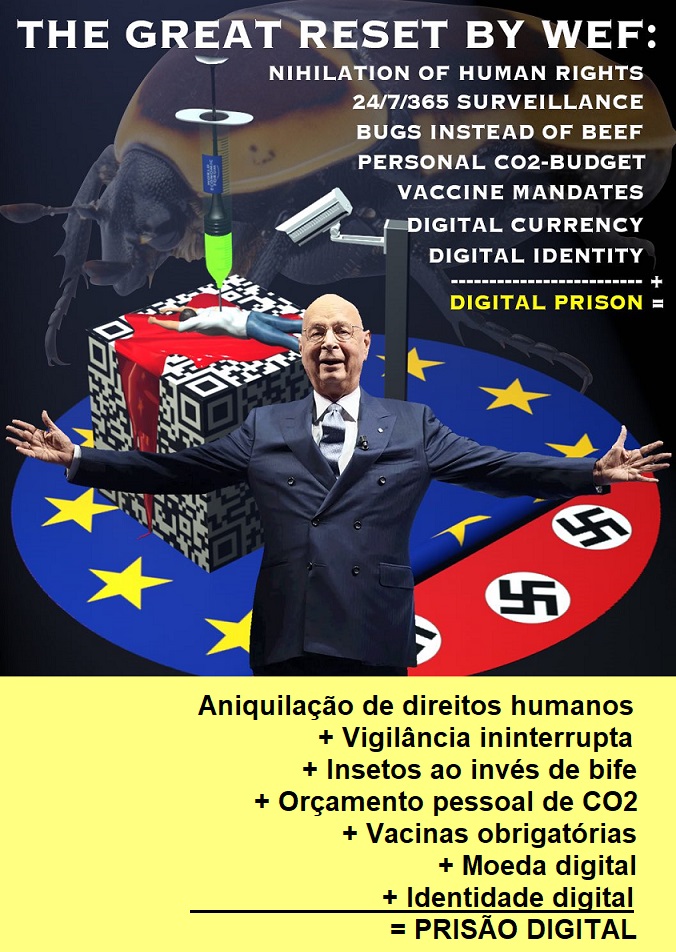 Klaus Schwab, o patrão do Fórum Económico Mundial .