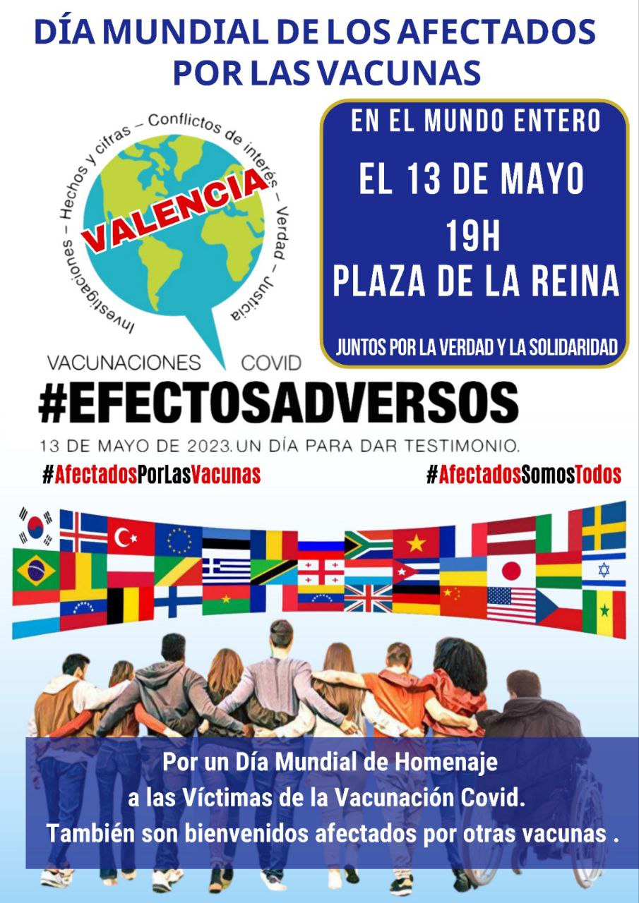 Dia mundial dos afetados pelas vacinas.