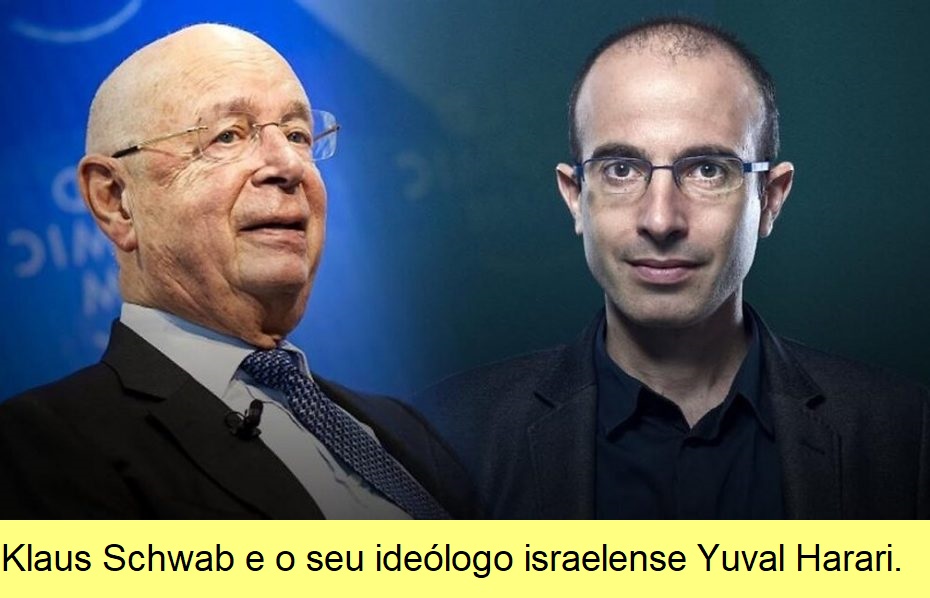 Klaus Schwab e Yuval Harari.