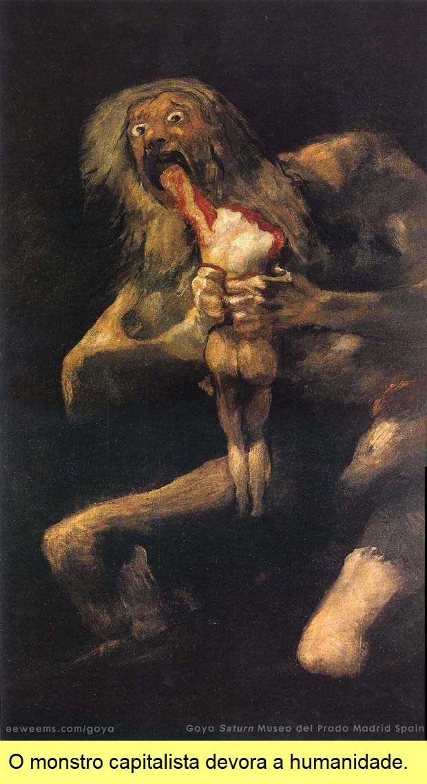 Goya, 'Saturno devora o seu filho'.
