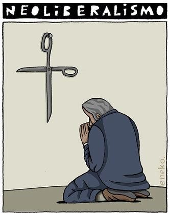 Neoliberalismo, cartoon de Eneko.