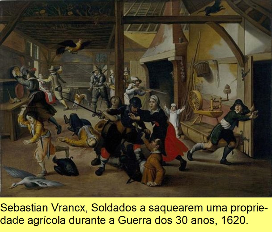 Cena da guerra dos 30 anos.