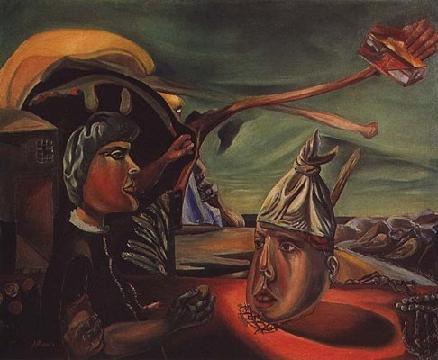 'O usurario', quadro de Antonio Dacosta, 1940.