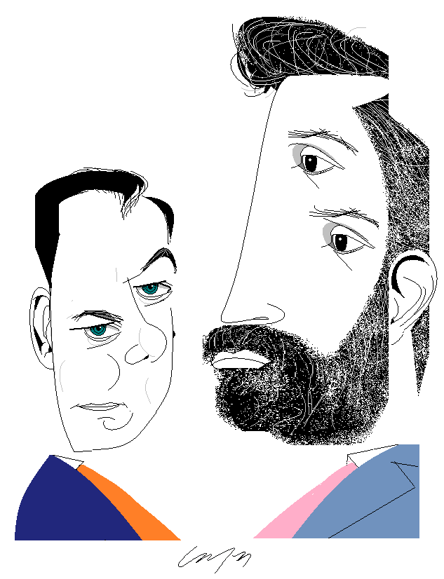 Os dois colossos.