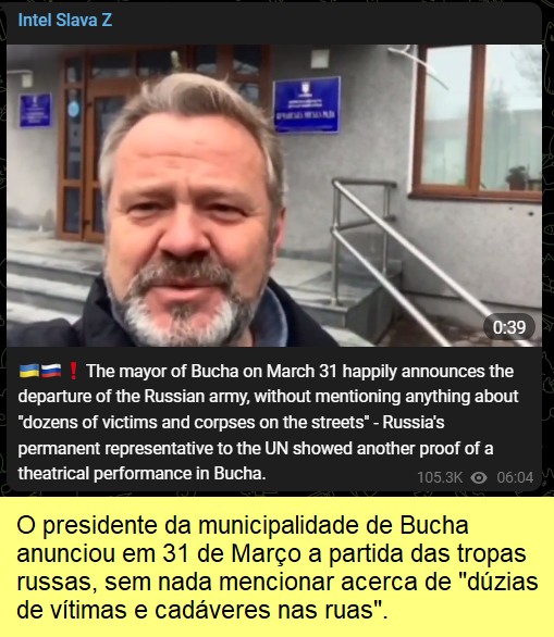 Presidente da municipalidade de Bucha.
