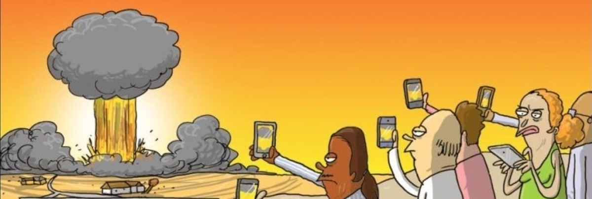 Explosão nuclear.