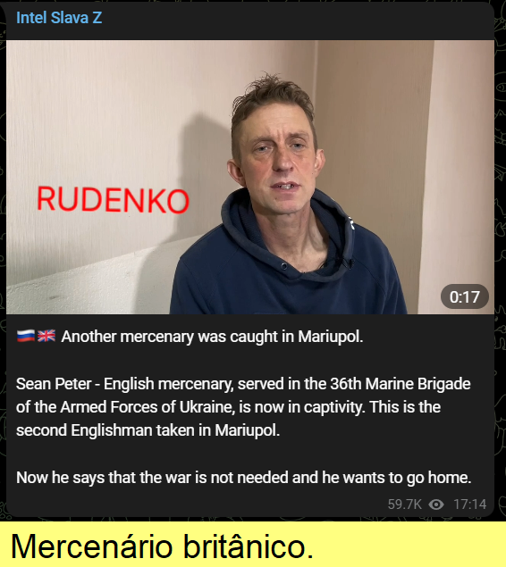 Mercenário britânico.