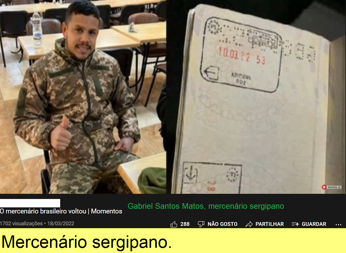 Mercenário sergipano.