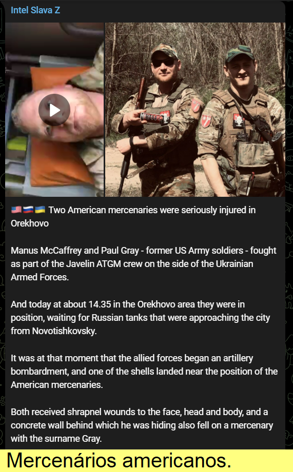 Mercenários americanos.
