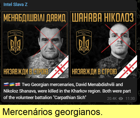 Mercenários georgianos.