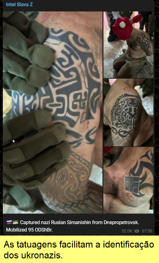 Nazi capturado na Ucrânia.