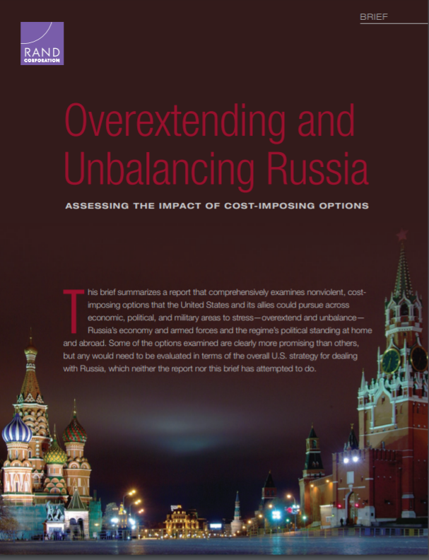 Capa de 'Overextending and Unbalancing Russia'.
