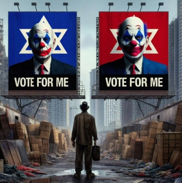Dois candidatos iguais.