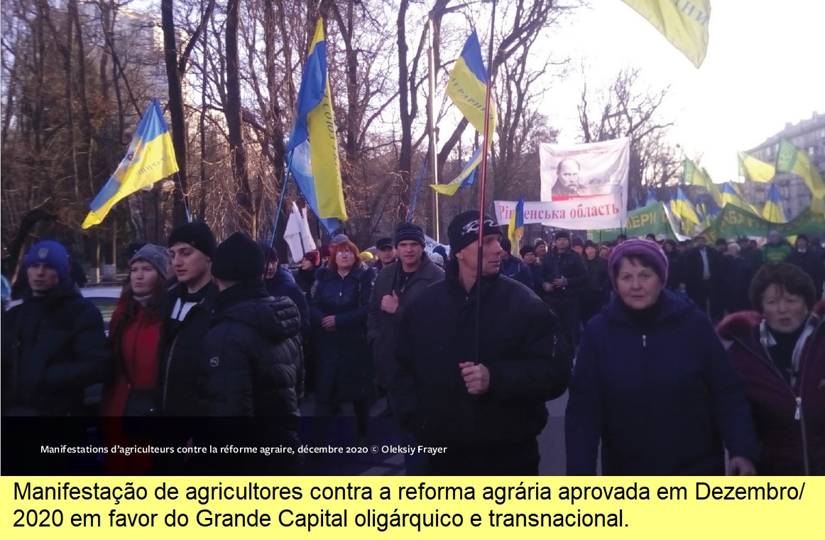 Manifestações de agricultores contra a reforma agrária, Dez/2020.