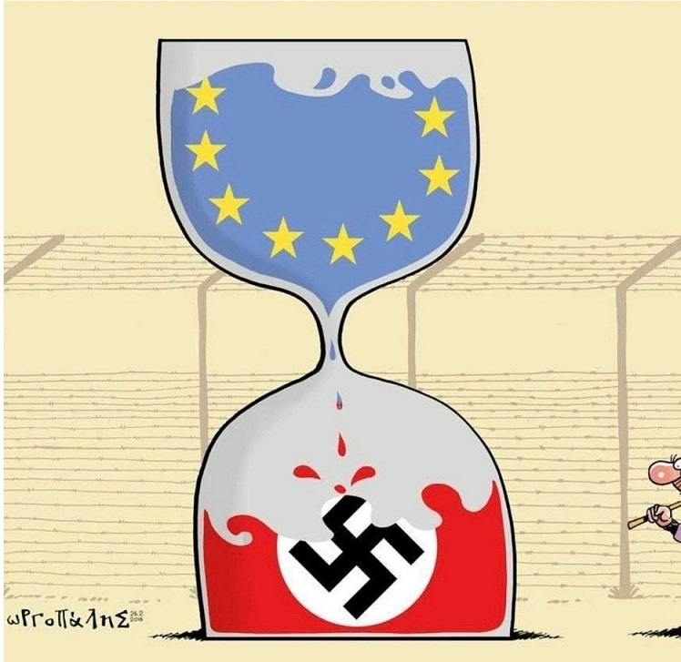 A UE destila nazis.