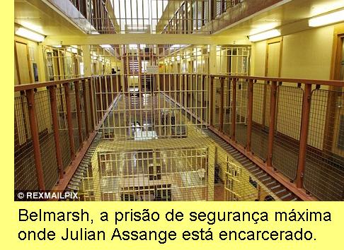 Pres�dio de Belmarsch, a Guant�namo brit�nica.