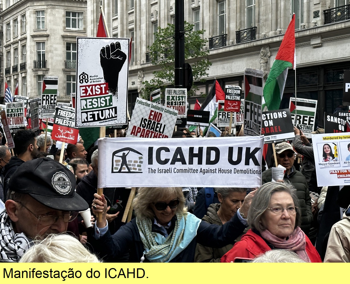 Manifestação do ICAHD nos EUA.